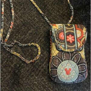 Vera Bradley Mickey Mouse wallet on strap adorable